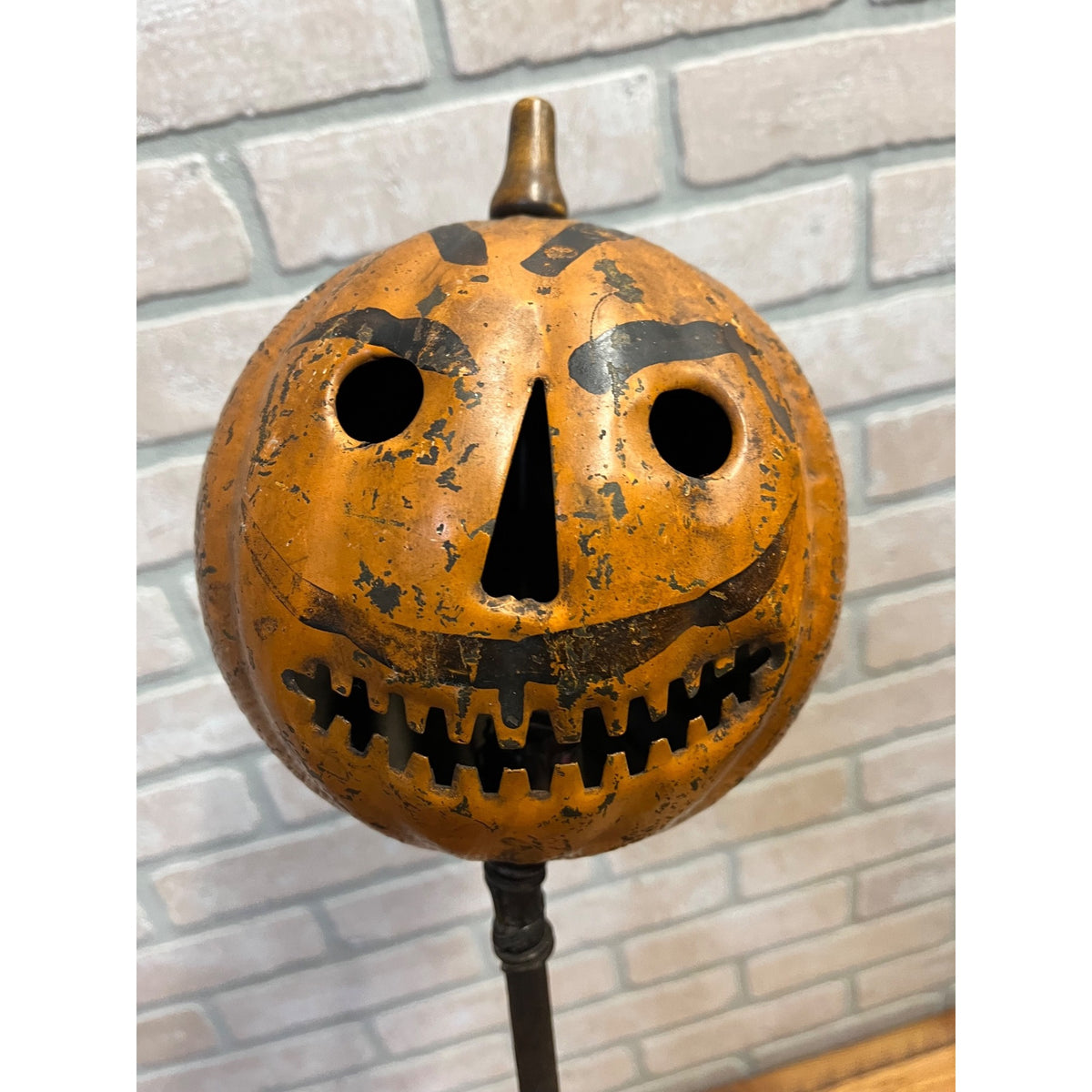 RARE Original 1900s Halloween Jack o' Lantern JOL Toledo Parade Torch Antique