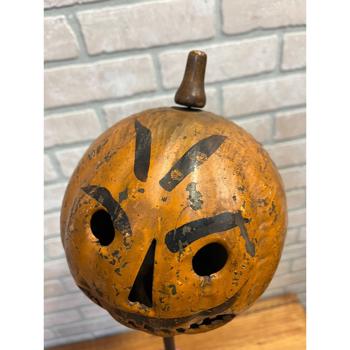 RARE Original 1900s Halloween Jack o' Lantern JOL Toledo Parade Torch Antique