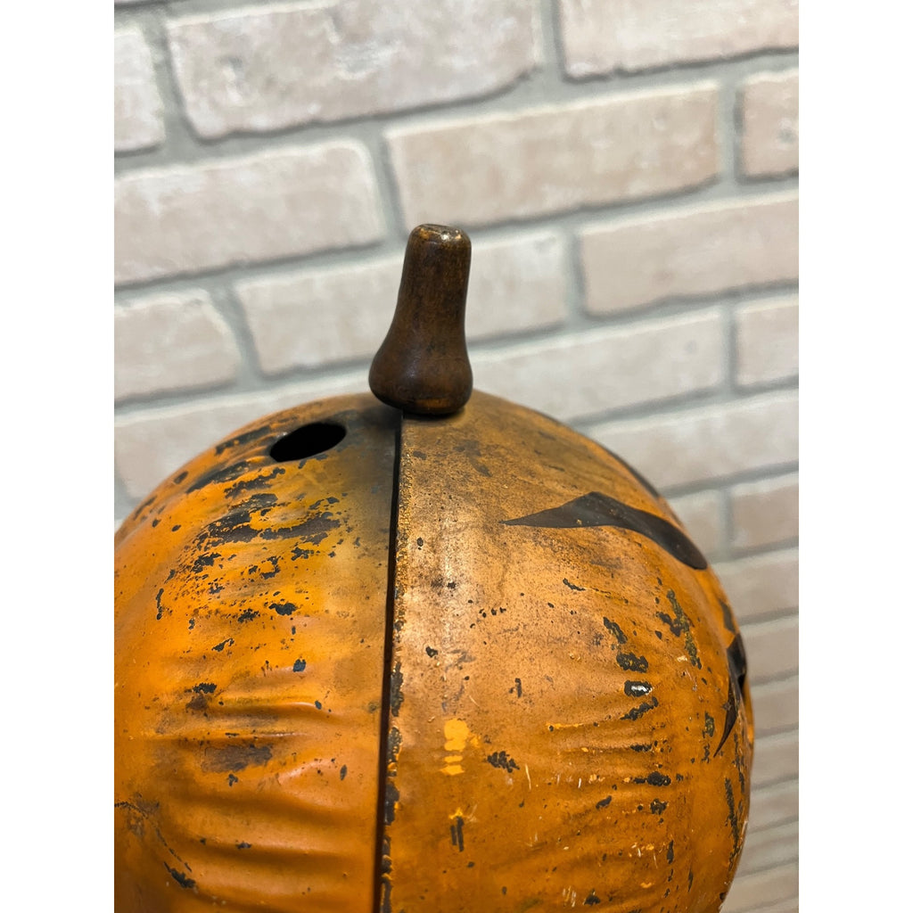 RARE Original 1900s Halloween Jack o' Lantern JOL Toledo Parade Torch Antique