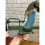 Original Whirligig Man Sawing Log Folk Art Americana Whirlygig Primitive Farmhouse Decor