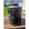Vintage Early 1900s "Tea" Tin Can Canister Country General Store Large Advertising