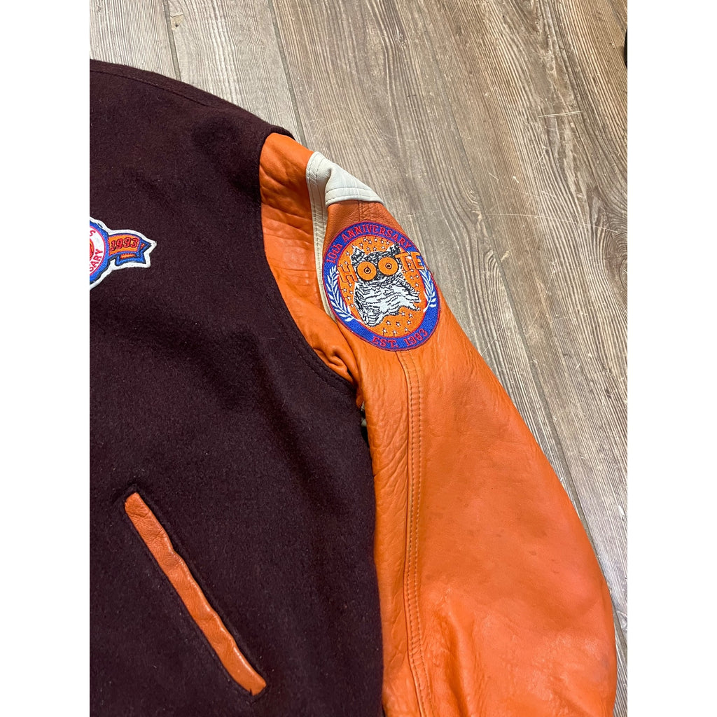 Vintage Hooters 10th Anniversary Varsity Lettermans Jacket Size L