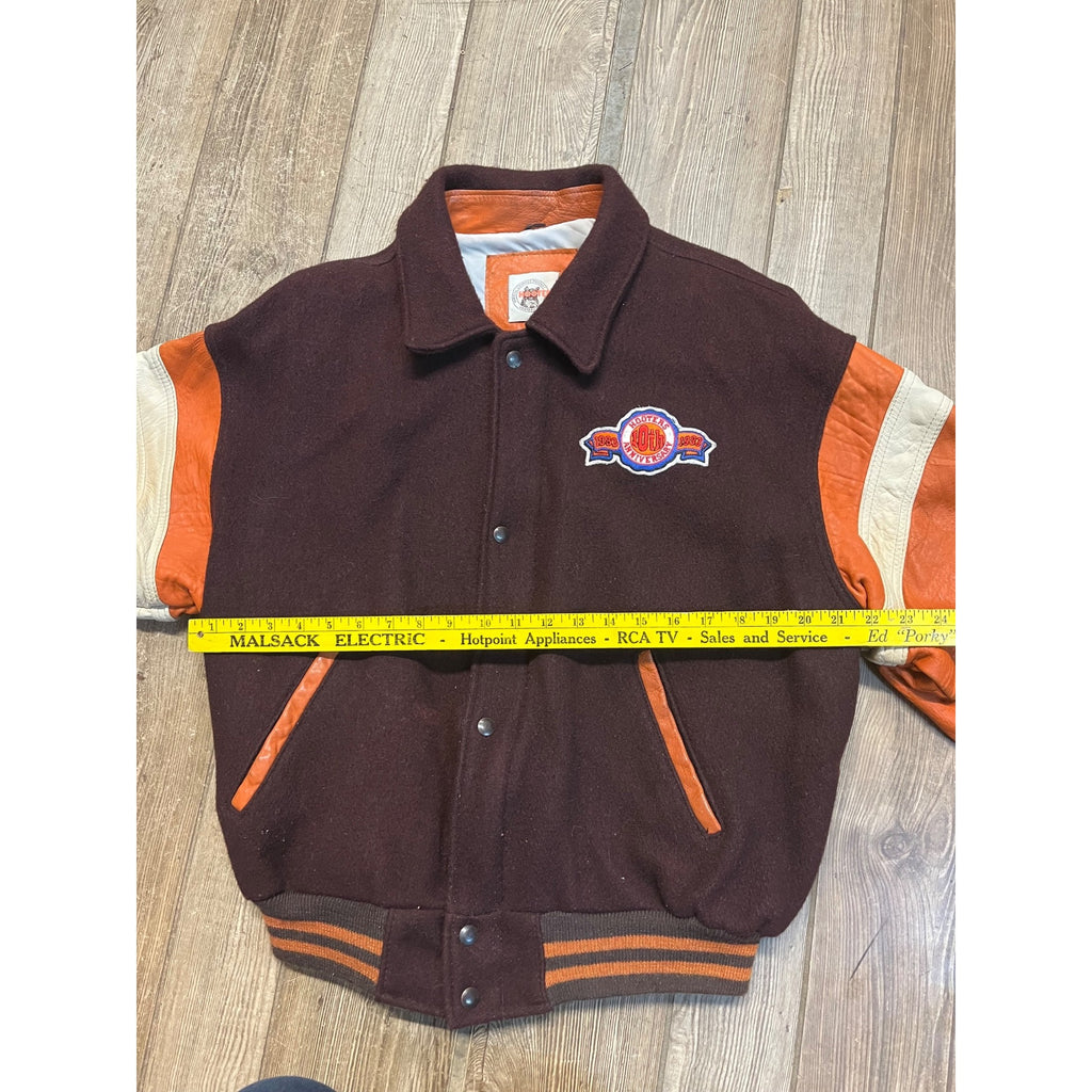 Vintage Hooters 10th Anniversary Varsity Lettermans Jacket Size L