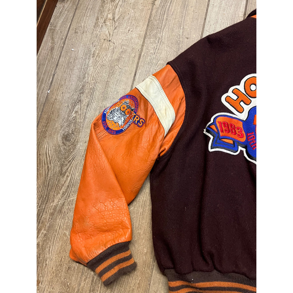 Vintage Hooters 10th Anniversary Varsity Lettermans Jacket Size L