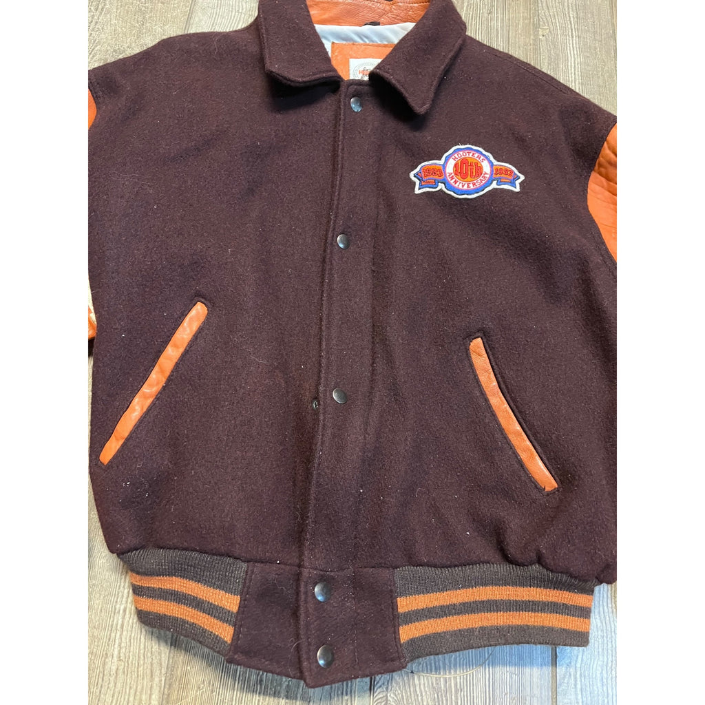 Vintage Hooters 10th Anniversary Varsity Lettermans Jacket Size L