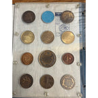 Huge Lot Alaska Centennial Trade Commemorative Tokens Coins Alaskan Gold Rush Olympics