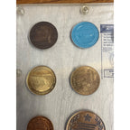 Huge Lot Alaska Centennial Trade Commemorative Tokens Coins Alaskan Gold Rush Olympics