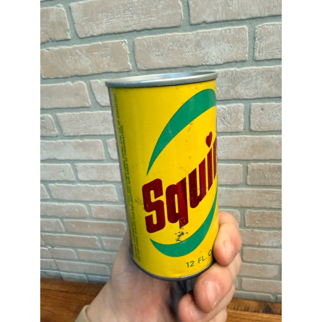 Vintage Squirt Soda Can GRAFS Beverages Milwaukee, WI.