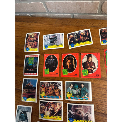 1990 Lot Topps TMNT Teenage Mutant Ninja Turtles Movie 48 Trading Cards Mirage