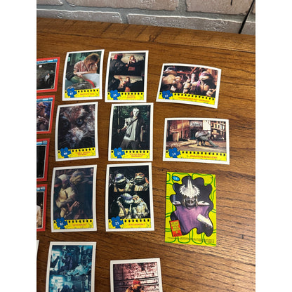 1990 Lot Topps TMNT Teenage Mutant Ninja Turtles Movie 48 Trading Cards Mirage