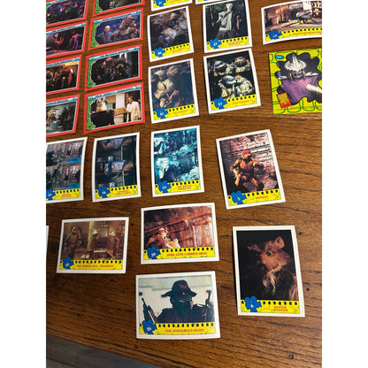 1990 Lot Topps TMNT Teenage Mutant Ninja Turtles Movie 48 Trading Cards Mirage