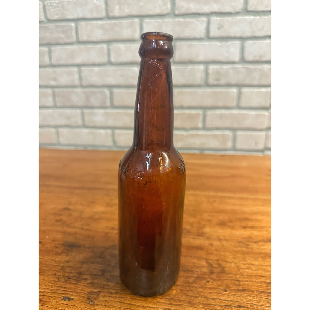 Vintage Blatz Brewing Co. Beer Bottle 12oz Amber Brown Embossed Milwaukee WI