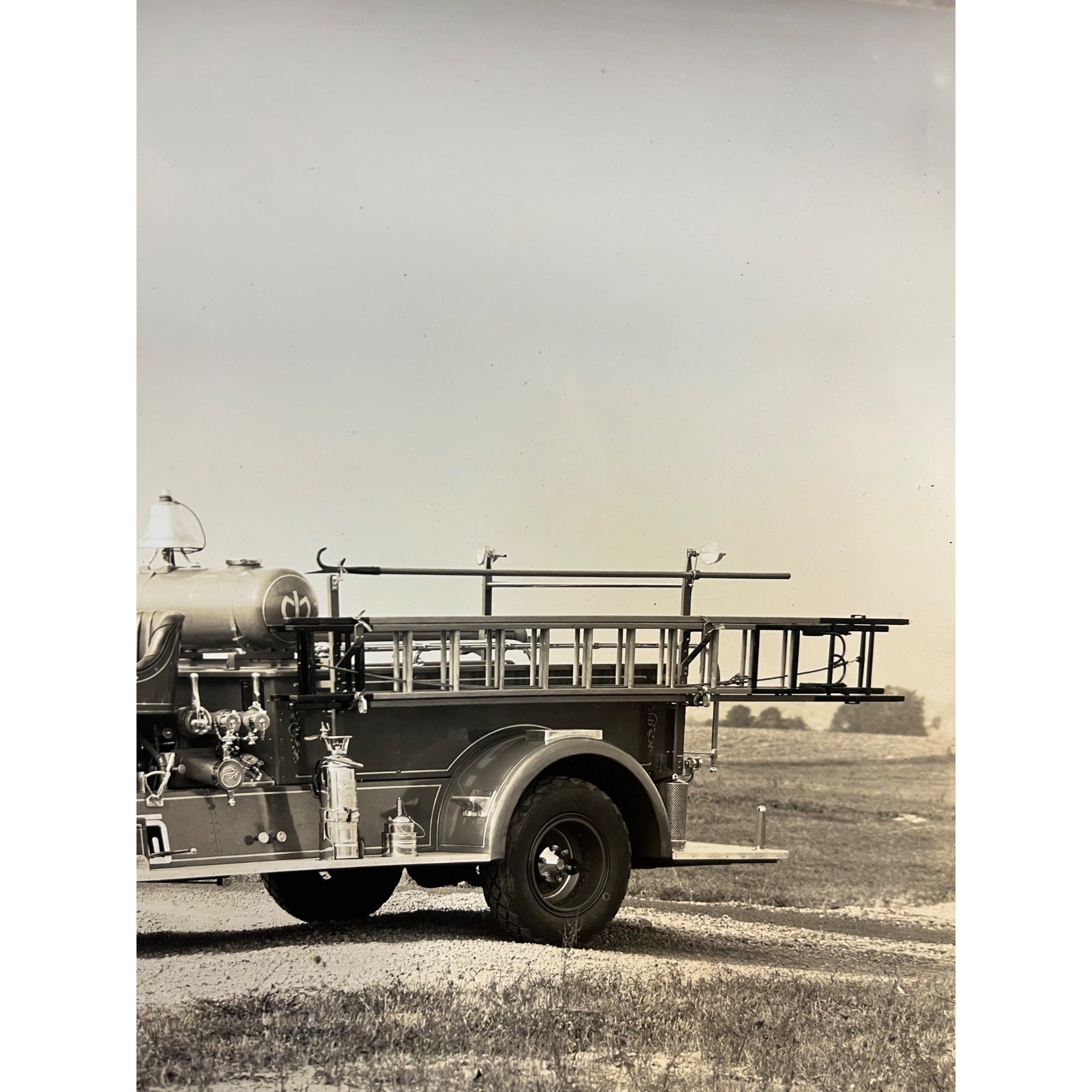 Vintage Original Mack Type 90 Fire Truck Promo Factory Photo Cheltenham, PA