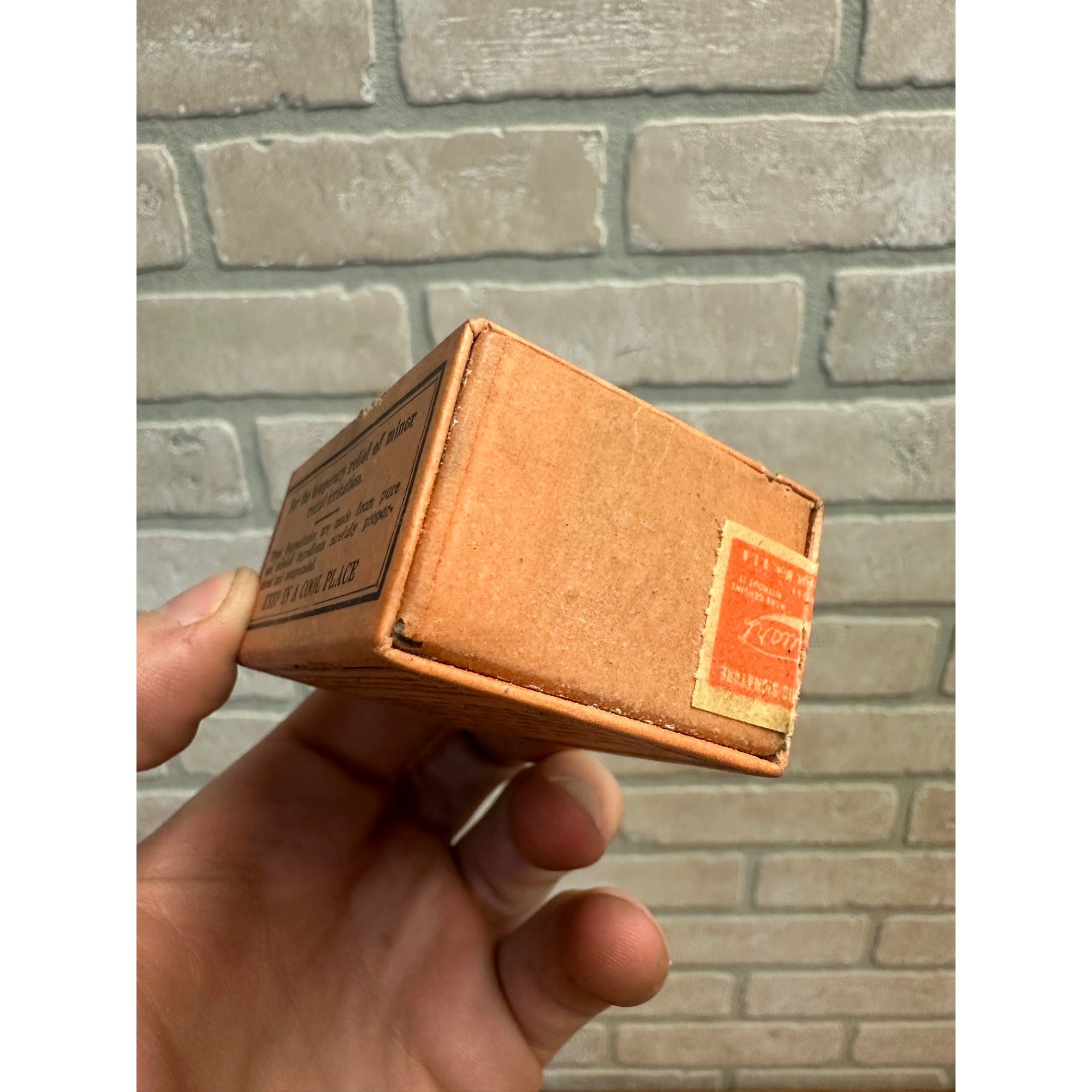 Vintage 1920s Pyramid Suppositories F.A. Stuart Co. Empty Box Quack Medicine