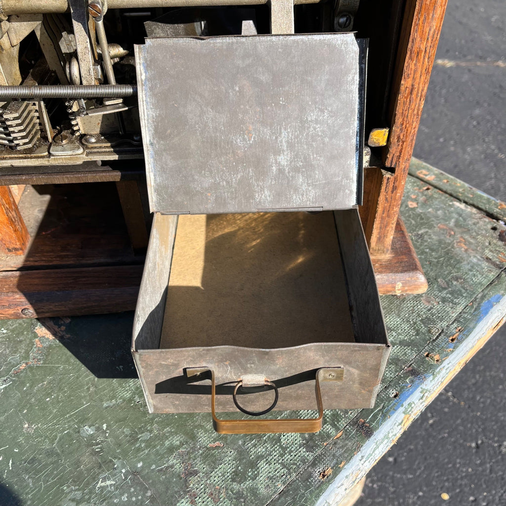 Antique c1925 Mills 5 Cent Owl Operators Bell Art Deco Gooseneck Slot Machine