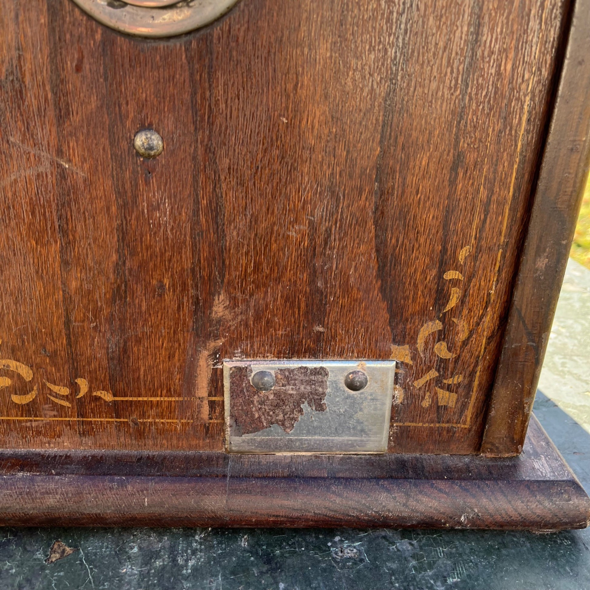 Antique c1925 Mills 5 Cent Owl Operators Bell Art Deco Gooseneck Slot Machine