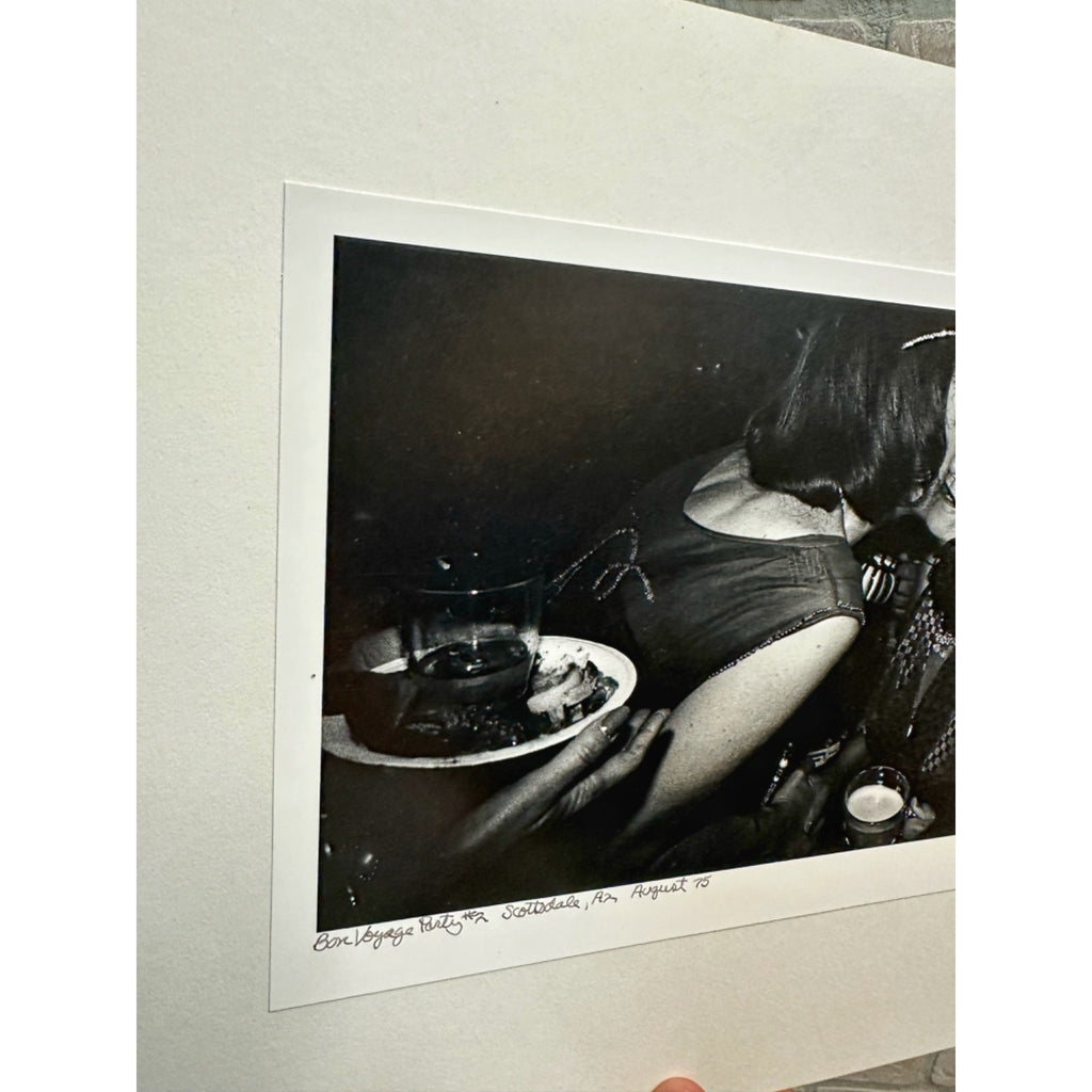 Neil A. Miller Original 1975 Photo Negative Print Bon Voyage Party Scottsdale AZ Signed