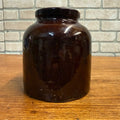 BROWN RED WING 7" PRESERVE JUG  MINNESOTA STONEWARE CO. RED WING, BOTTOM MARK