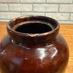 BROWN RED WING 7" PRESERVE JUG  MINNESOTA STONEWARE CO. RED WING, BOTTOM MARK
