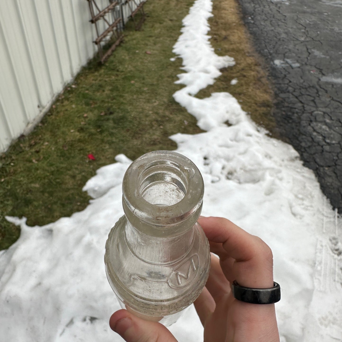 Manhattan Bottling Works Milwaukee Soda Bottle Wisconsin Horse Head