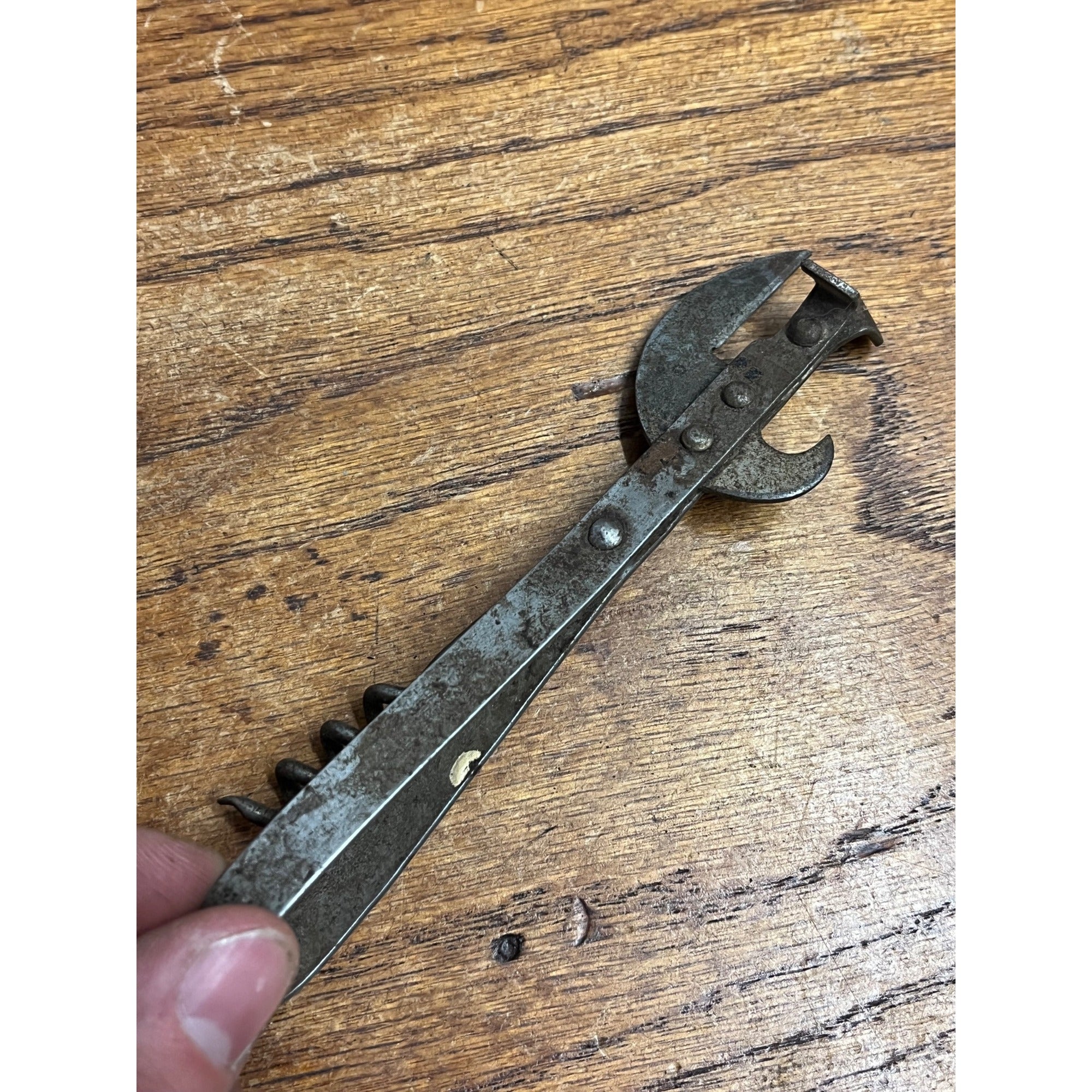 Vintage 1900s "The Yankee" Liquor Bottle Opener Corkscrew Adverising