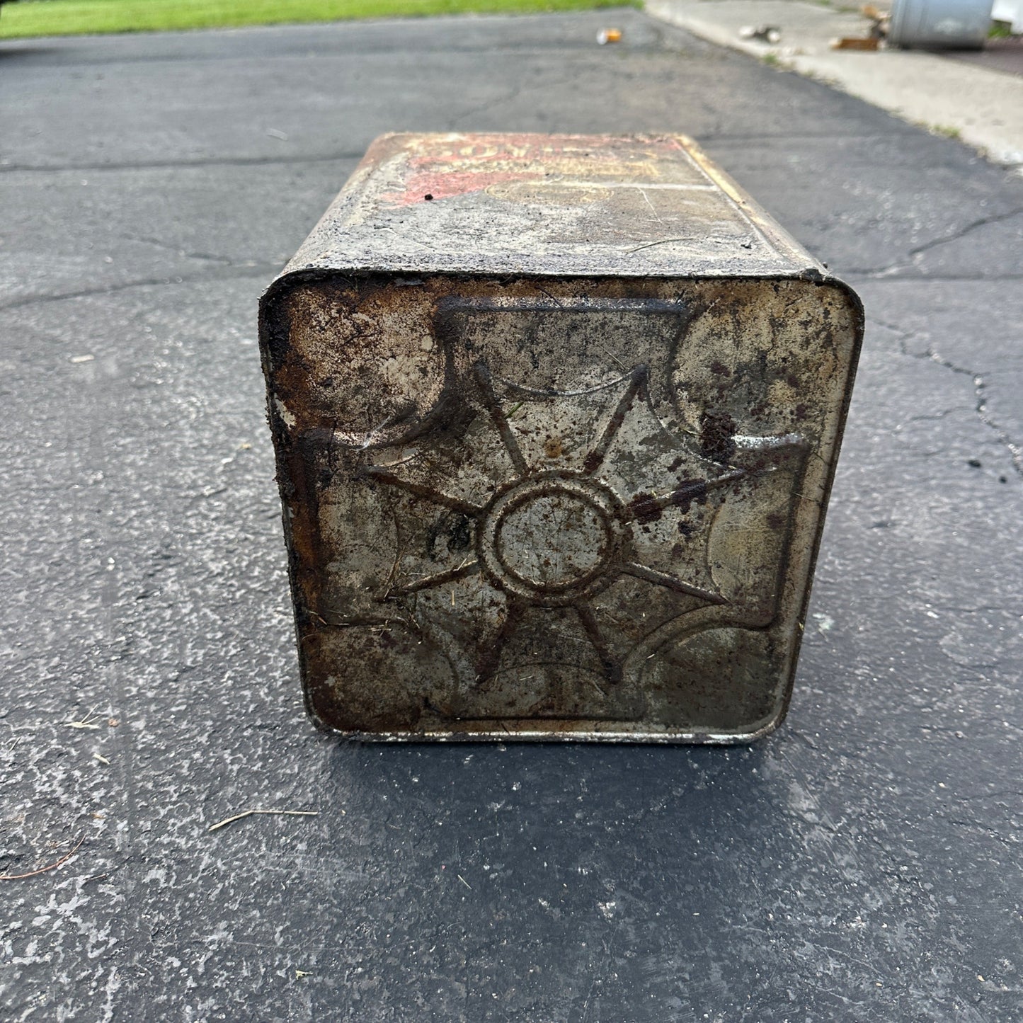 Vintage Standard Oil Co. Bovinol Empty Can, 5 Gallons