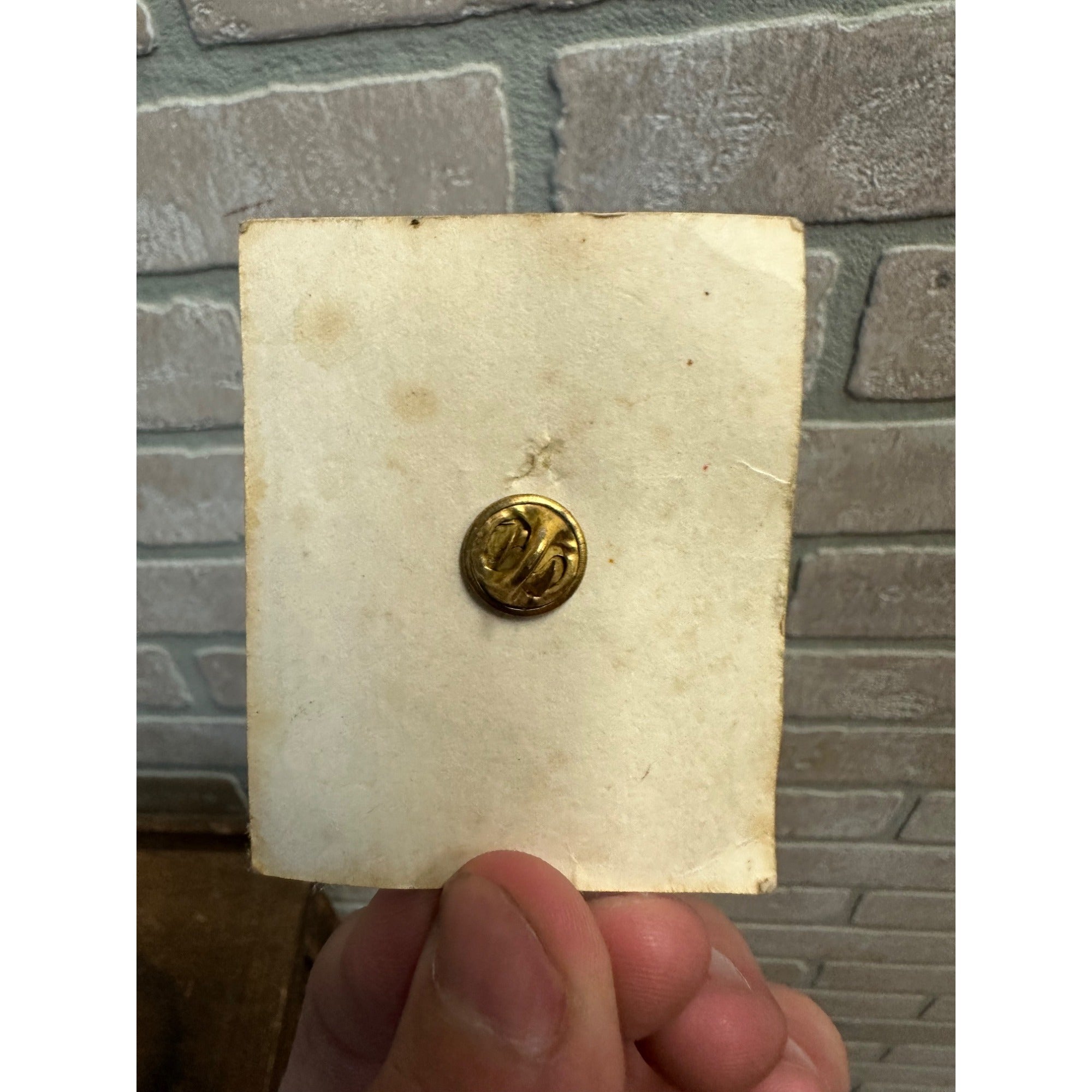 Vintage F.O.E. Fraternal Order of Eagles Bastian Bros Lapel Pin Gold-Tone + Enamel