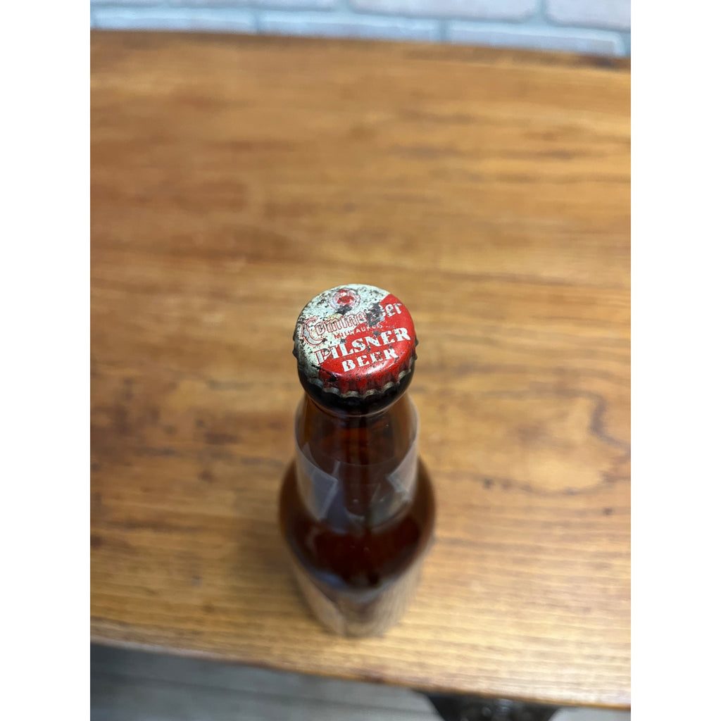 Vintage Commander Beer Capitol Brewing Co IRTP Paper Label Bottle Milwaukee 12oz