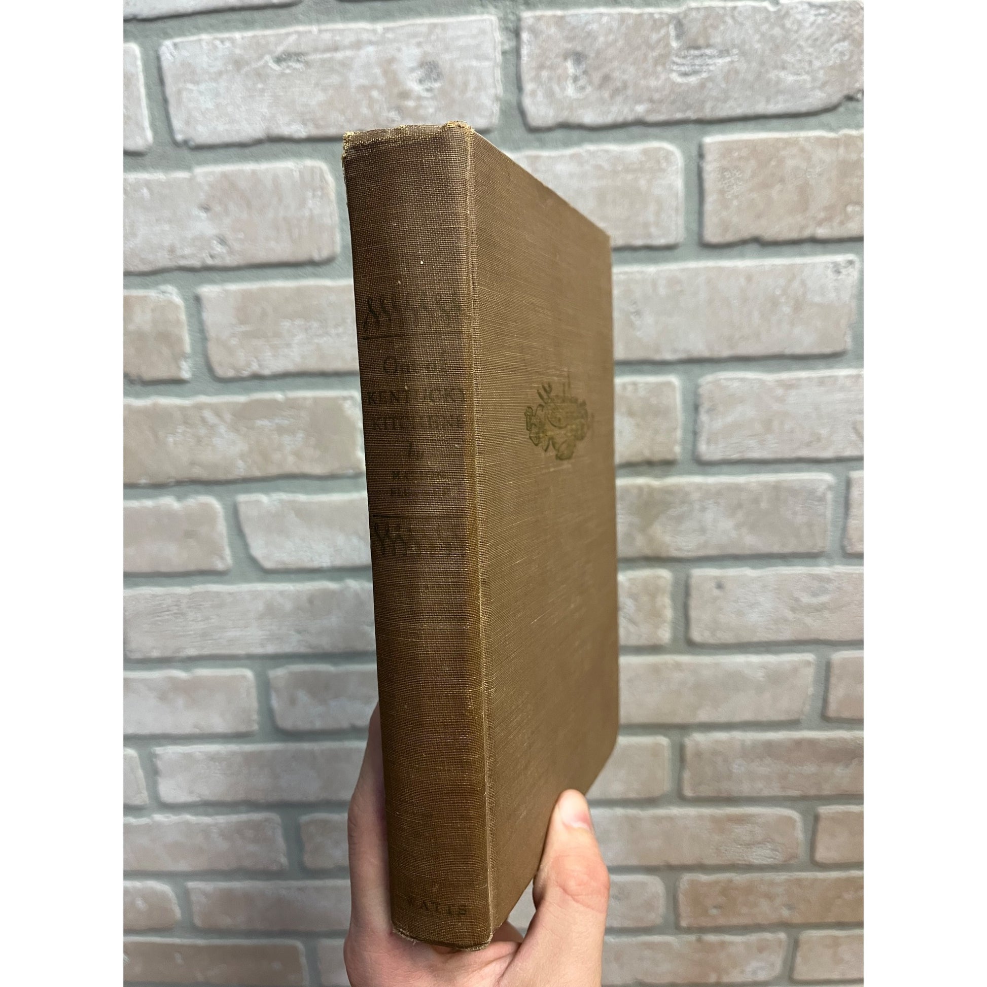 Out of Kentucky Kitchens By Marion Flexner 1949 Hardcover Book