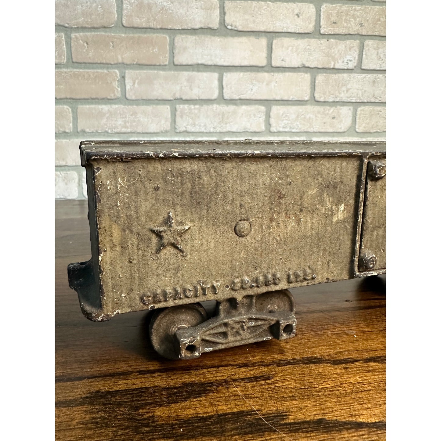 Antique Original 1800s Ives Cast Iron Union Line Railroad Train Box Car