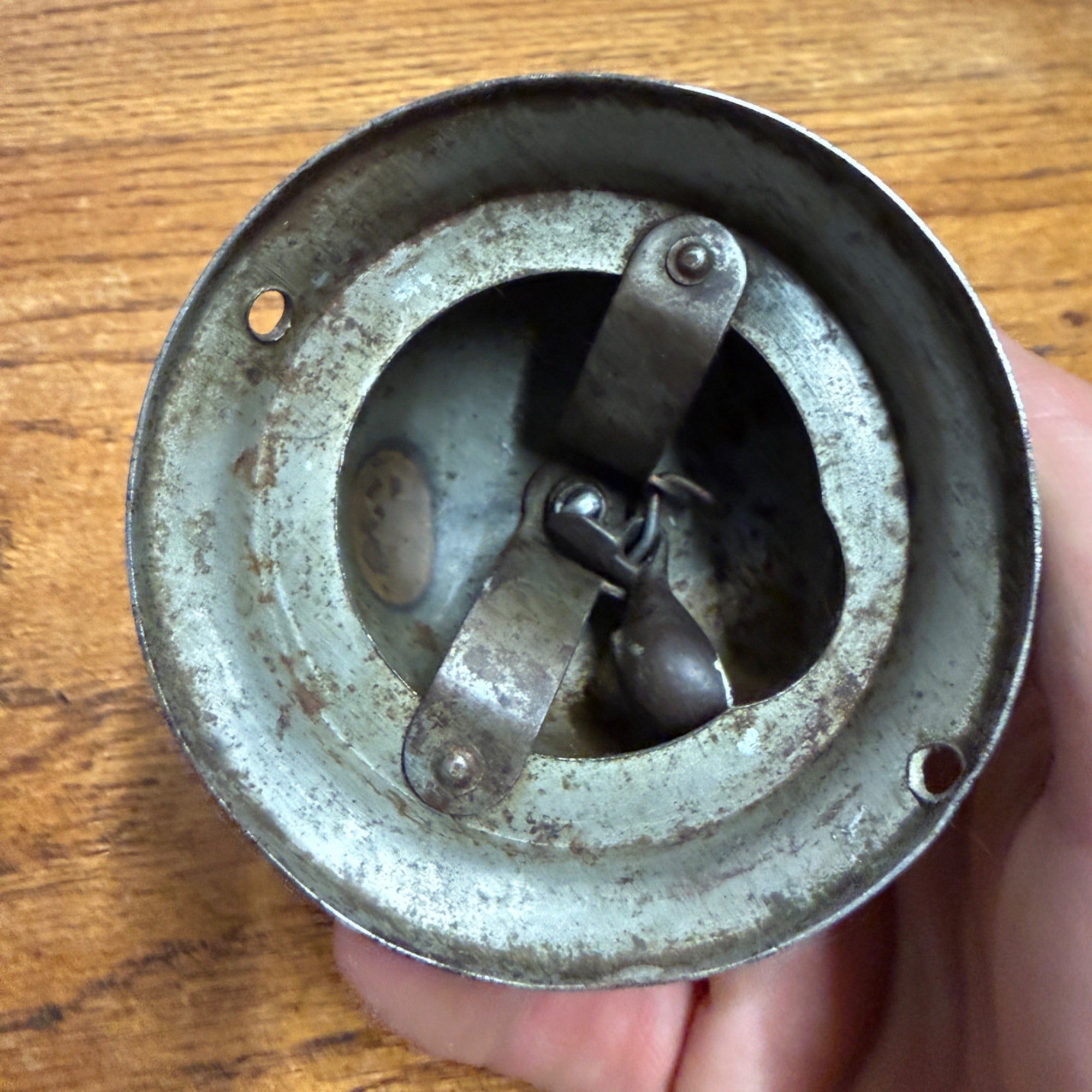 Vintage Hotel Call Bell Desk Service Bell Works Silver-Tone Rings