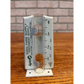 Vintage Eden Farm Supply Advertising Metal Rain Gauge Eden WI Wisconsin Agrico