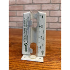 Vintage Eden Farm Supply Advertising Metal Rain Gauge Eden WI Wisconsin Agrico