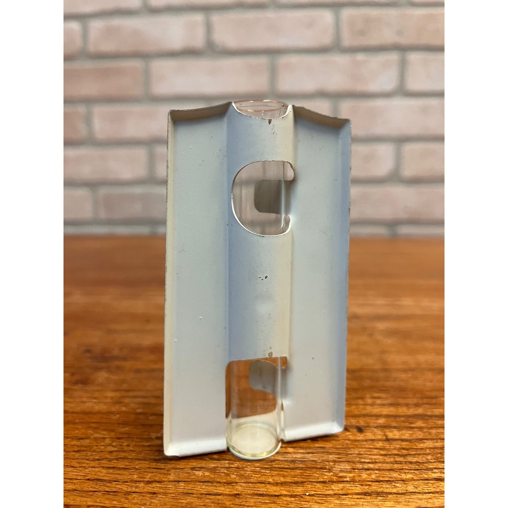 Vintage Eden Farm Supply Advertising Metal Rain Gauge Eden WI Wisconsin Agrico