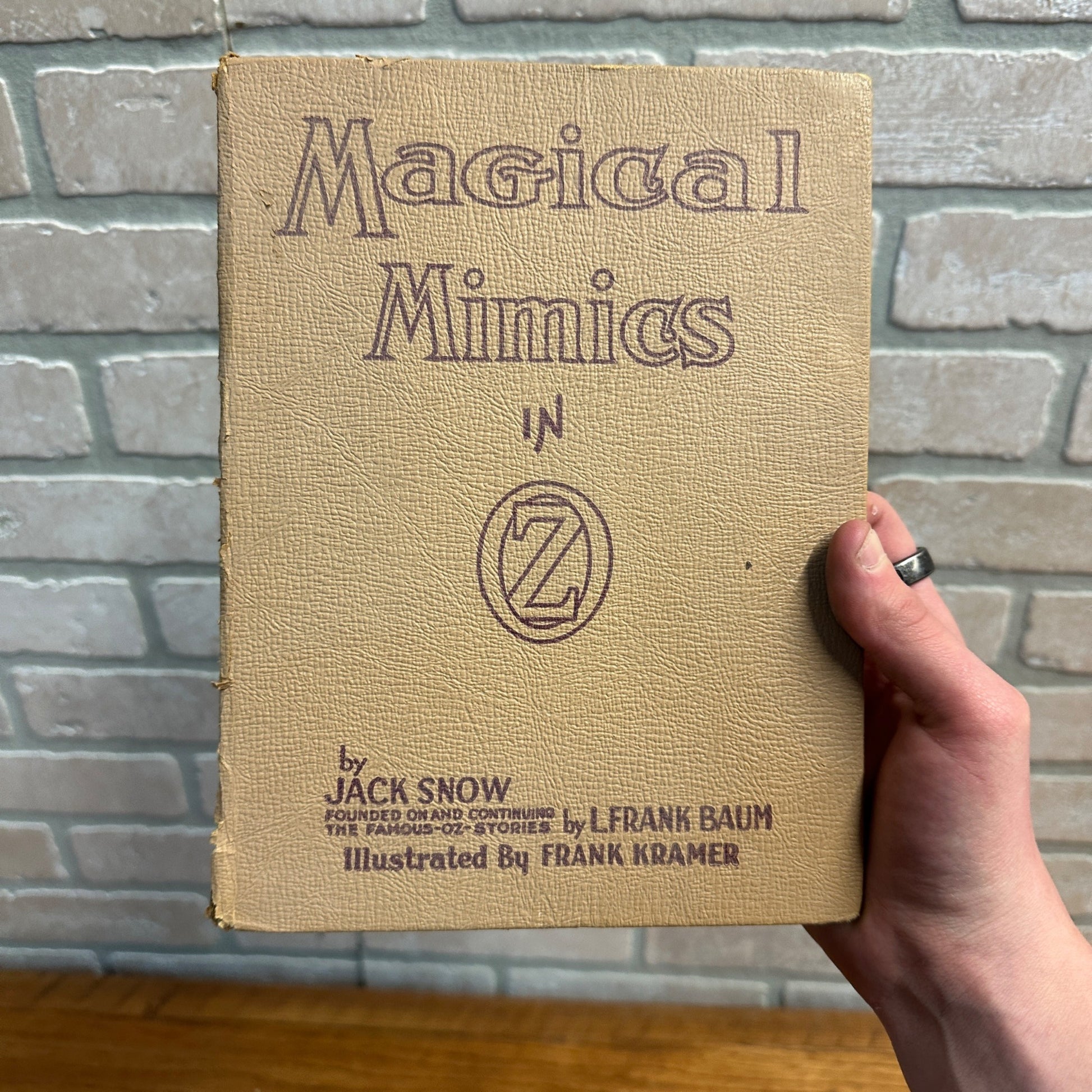 1946 vintage Magical Mimics in OZ Jack Snow based on L. Frank Baum HC Reilly Lee