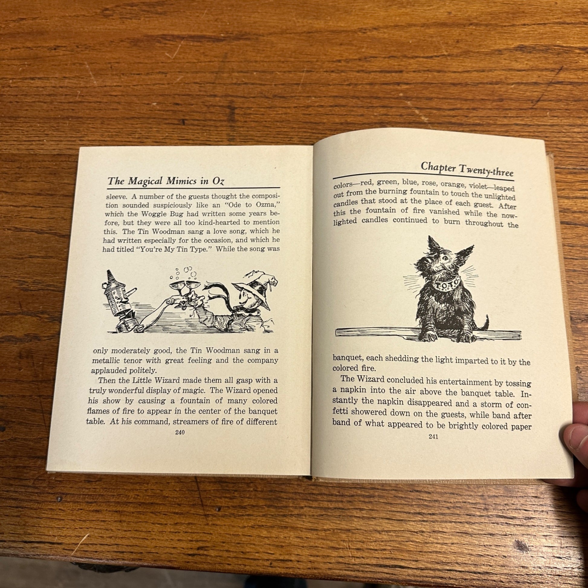 1946 vintage Magical Mimics in OZ Jack Snow based on L. Frank Baum HC Reilly Lee