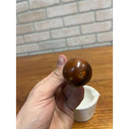 Vintage Apothecary 3" Round White Porcelain Mortar & Wood Pestle