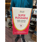Vintage Rexall Plenamins Medicine Drug Store HUGE Box Display Advertising Sign