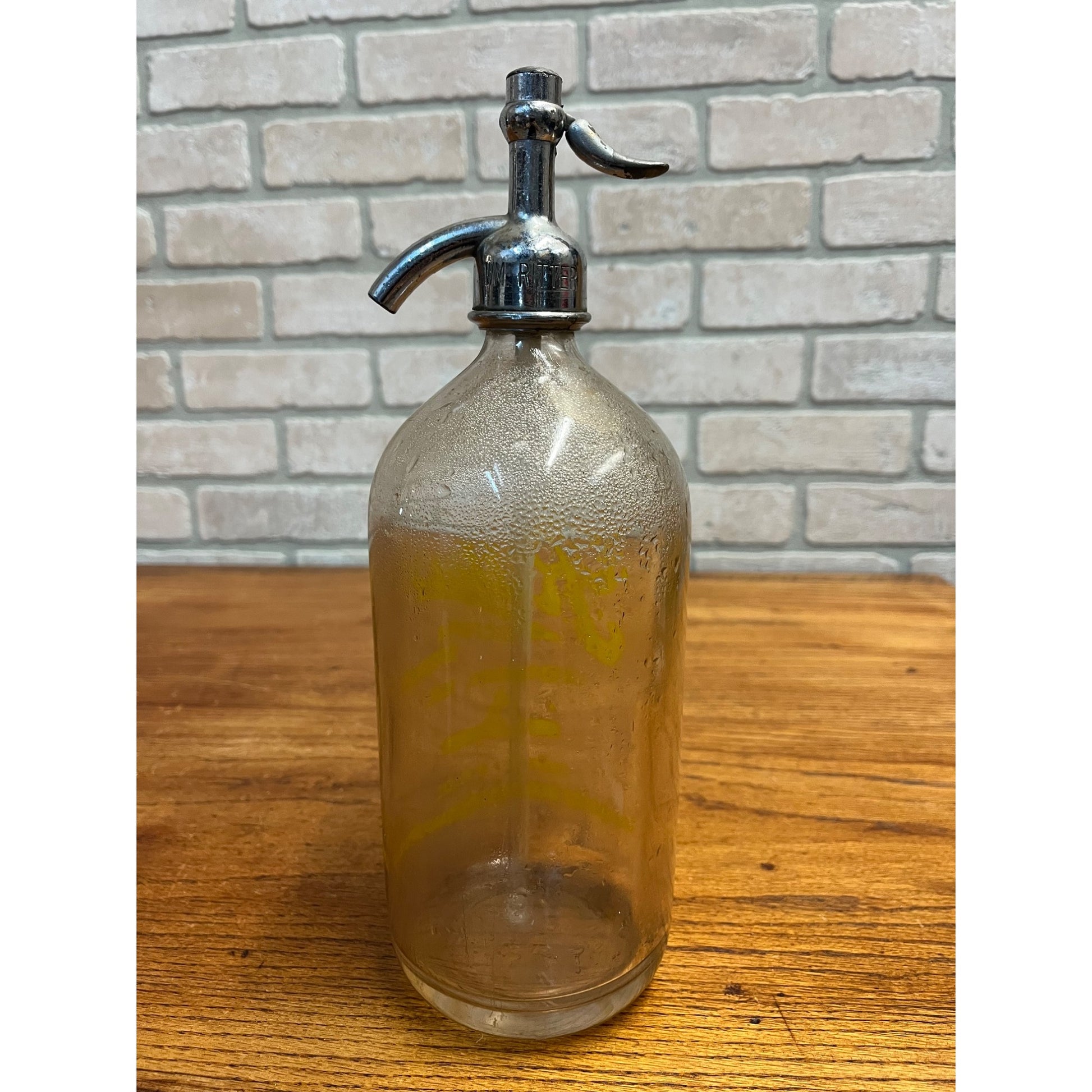 Vintage Ritter's Victoria Springs Cedarburg Wisconsin Seltzer Bottle Wis WI