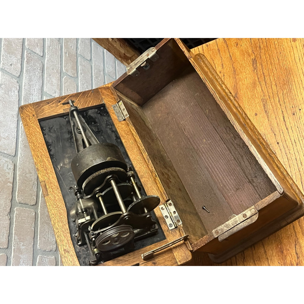 Antique Edison Home Cylinder Phonograph w/ Horn Model B Reproducer - Repair