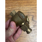 Vintage Brass Lubricator Sight Glass Valve Lunkenheimer Co. Visible Steam Engine