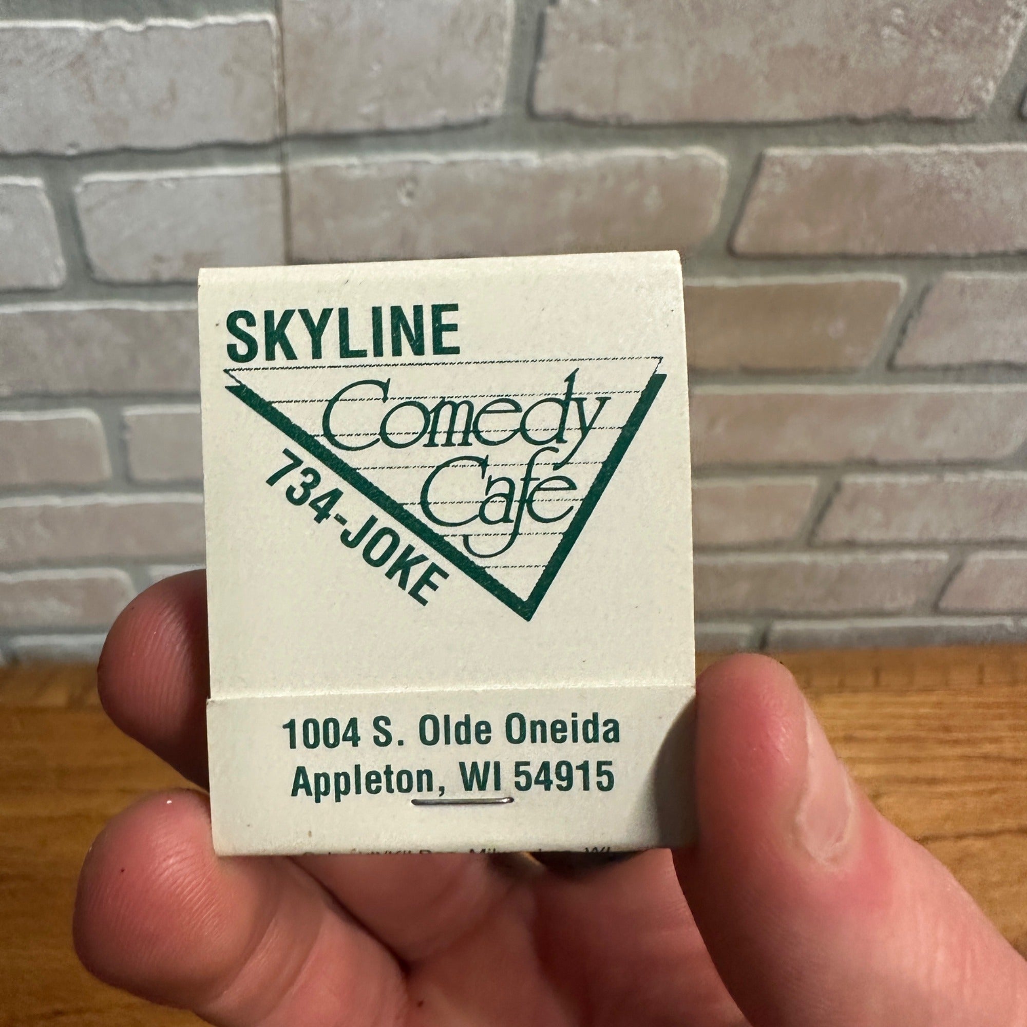 Matchbook Skyline Comedy Cafe Appleton Wisconsin