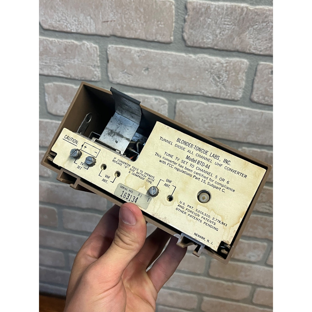 Blonder-Tongue Ultraverter BTD-44 UHF Converter – Tunnel Diode – Estate Find