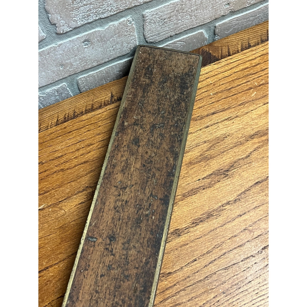 Antique Stratton Brothers No.1 Mahogany & Brass 28" Carpenter Level