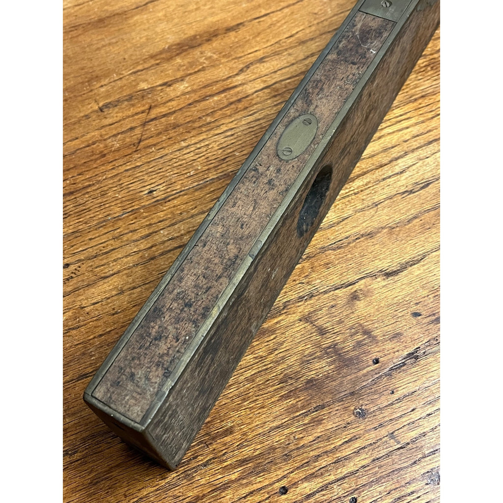 Antique Stratton Brothers No.1 Mahogany & Brass 28" Carpenter Level