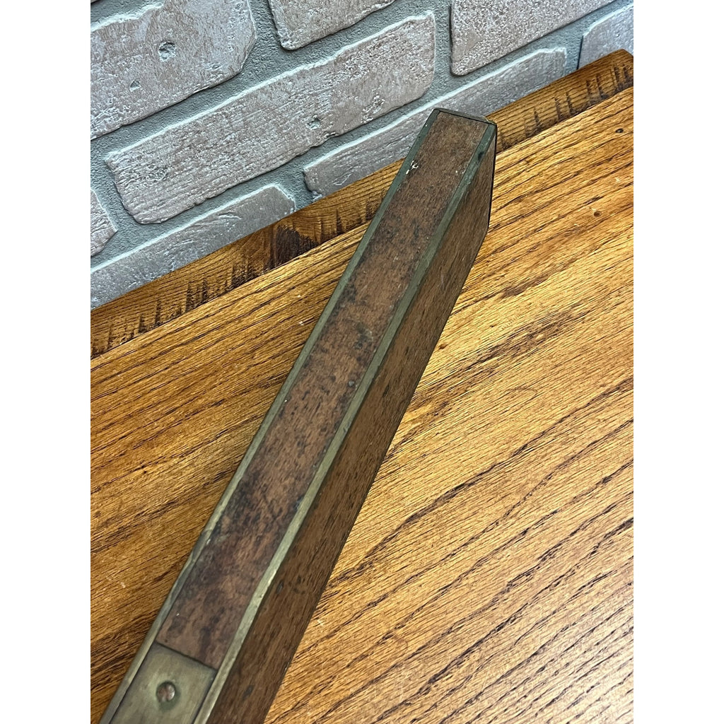 Antique Stratton Brothers No.1 Mahogany & Brass 28" Carpenter Level
