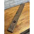 Antique Stratton Brothers No.1 Mahogany & Brass 28" Carpenter Level