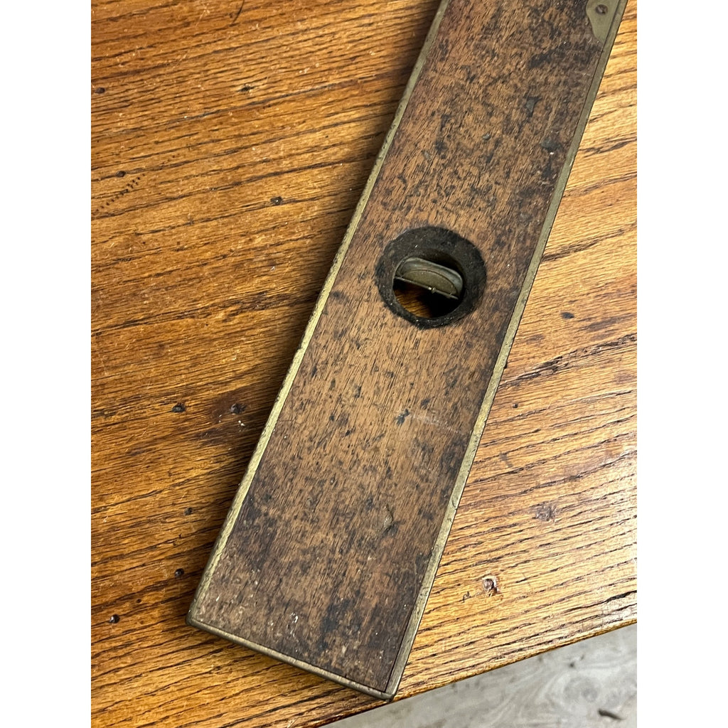 Antique Stratton Brothers No.1 Mahogany & Brass 28" Carpenter Level