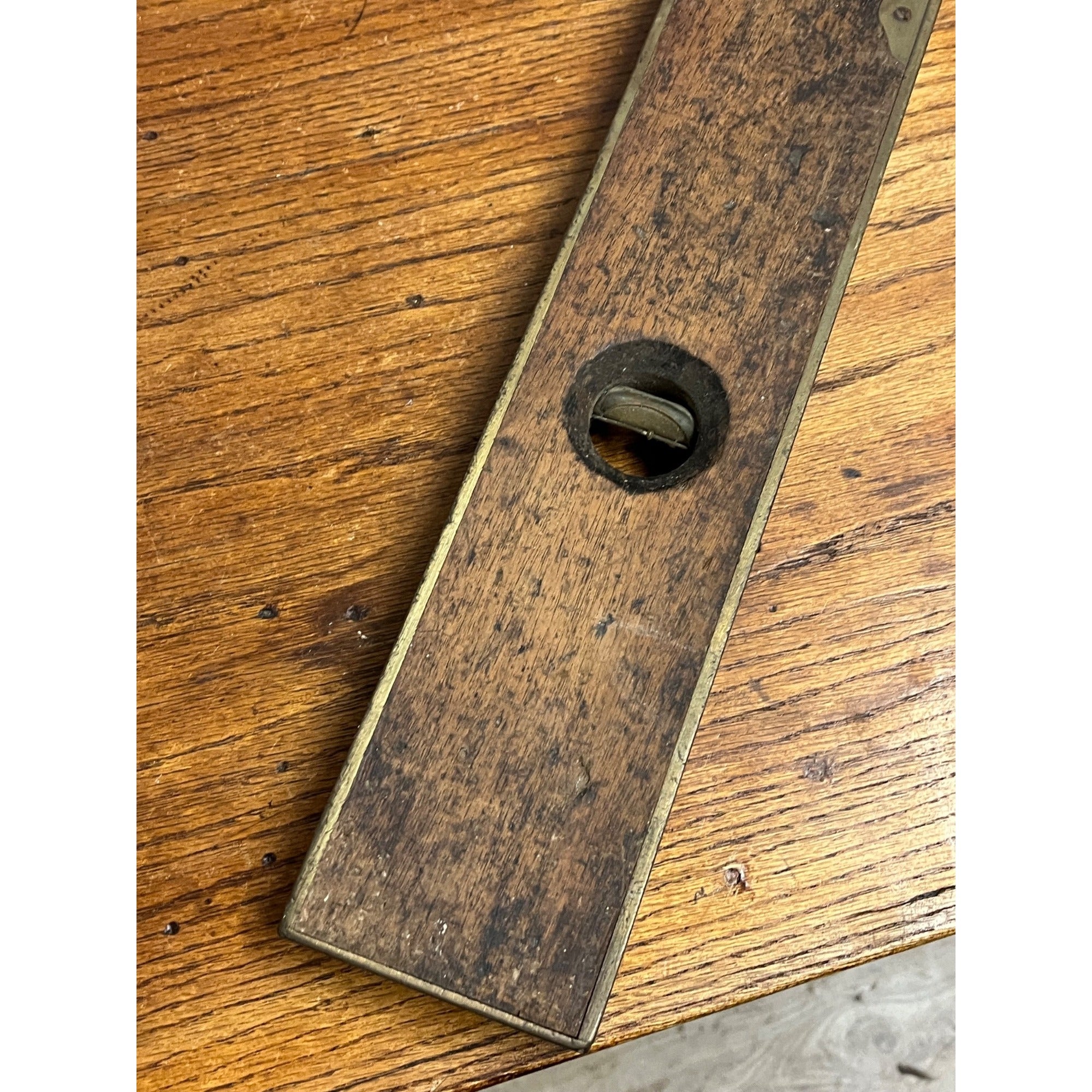 Antique Stratton Brothers No.1 Mahogany & Brass 28" Carpenter Level