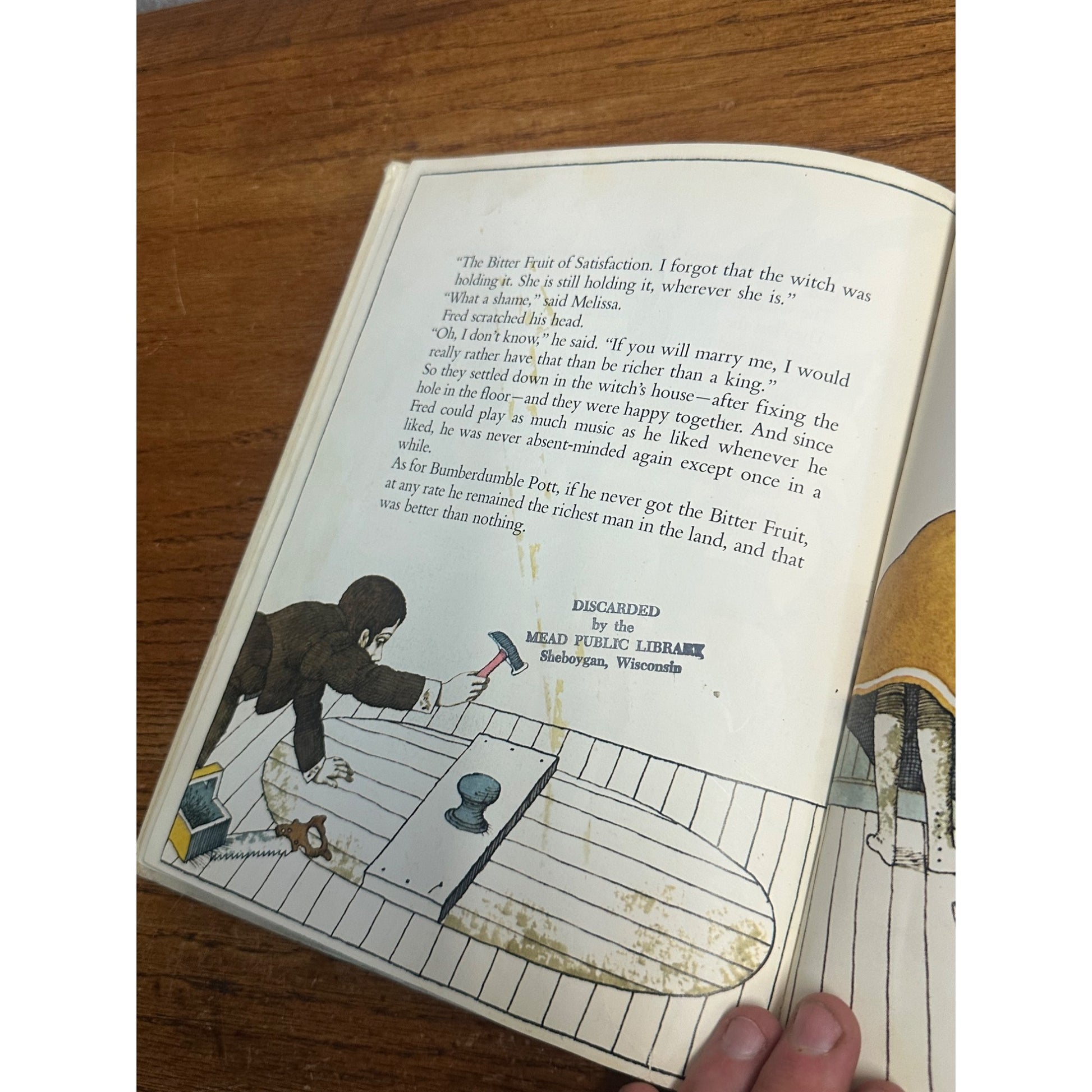 Forgetful Fred by Jay Williams (1974) Children's Book Halloween Witch HC